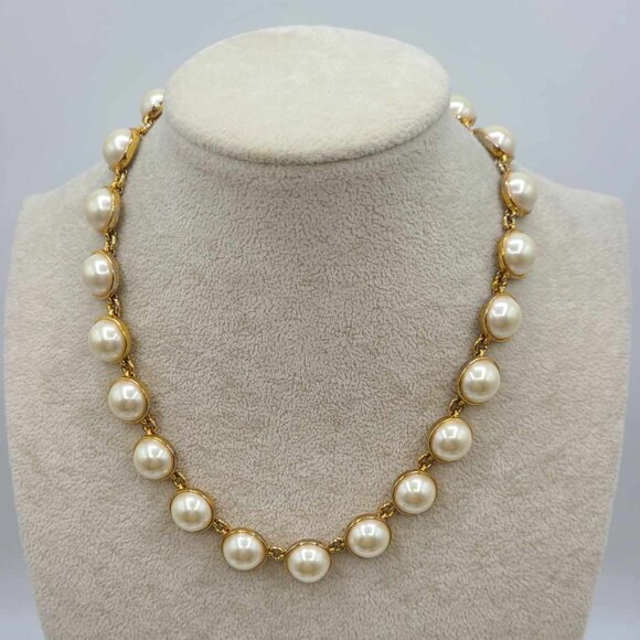J Crew Faux Pearl Choker Necklace NWOT! - Picture 1 of 8